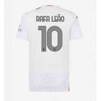 AC Milan Rafael Leao #10 Auswärtstrikot Frauen 2023-24 Kurzarm